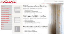 Desktop Screenshot of gardinen-schaefer.de